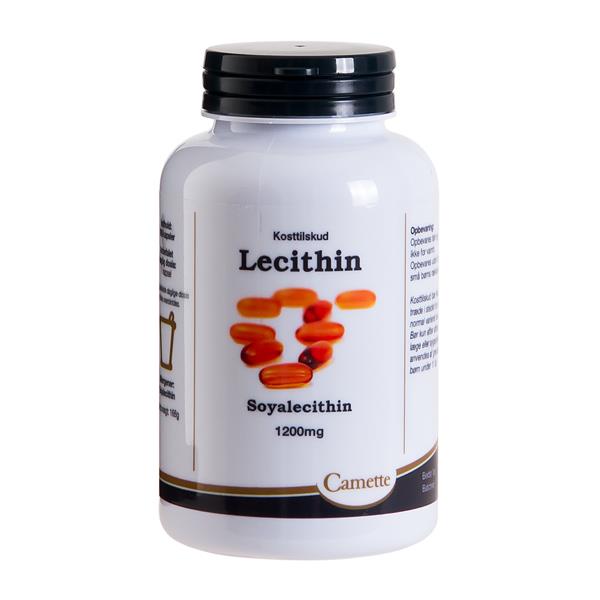 Lecithin 1200 mg Camette 100 kapsler